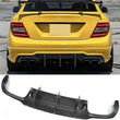 Diffuseur Arrière Mercedes C63 AMG W204 Fibre de carbone 2012 2014