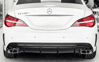Diffuseur arrière Mercedes CLA W117 type AMG - vue arrière - Becquet Voiture