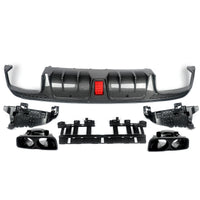 Diffuseur Arrière Mercedes Classe C W205 C43 C63 AMG - vue de face 2 - Becquet Voiture
