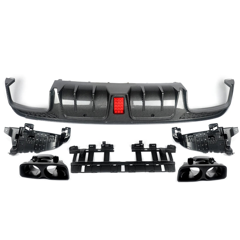 Diffuseur Arrière Mercedes Classe C W205 C43 C63 AMG - vue de face 2 - Becquet Voiture