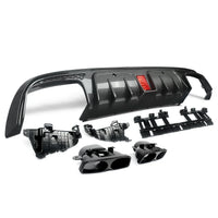 Diffuseur Arrière Mercedes Classe C W205 C43 C63 AMG - vue de profil 3 - Becquet Voiture