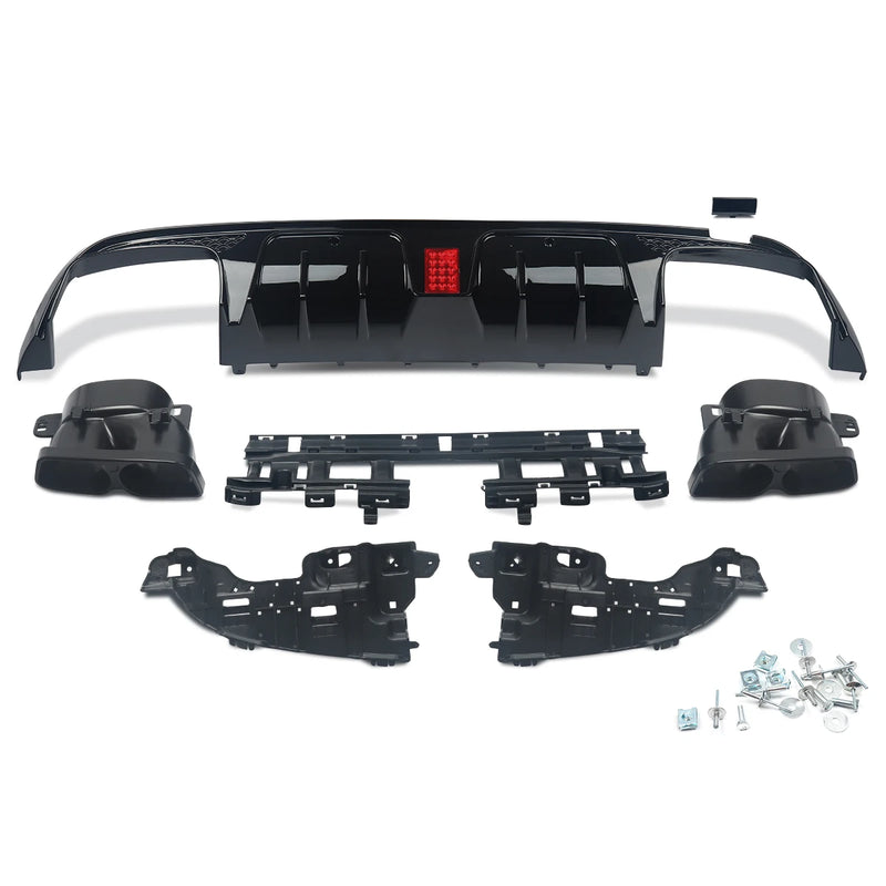 Diffuseur Arrière Mercedes Classe C W205 C43 C63 AMG - vue rapprochée 2 - Becquet Voiture