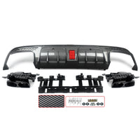 Diffuseur Arrière Mercedes Classe C W205 C43 C63 AMG - vue rapprochée - Becquet Voiture