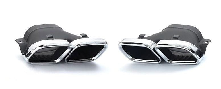 Diffuseur arrière Mercedes Classe C W205 type AMG - vue de face 2 - Becquet Voiture