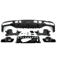 Diffuseur Arriere Mercedes W213 AMG E63 - détail du montage - Becquet Voiture