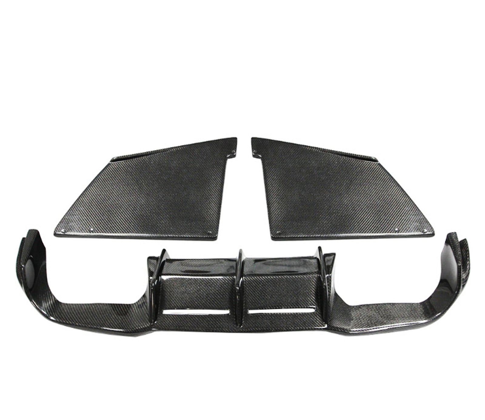 Diffuseur Arrière MTC Carbone BMW M2 F87 - vue de face - Becquet Voiture