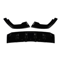 Diffuseur Arrière Noir Audi Q5 FY S Line 2021-2024 - vue de trois-quarts - Becquet Voiture