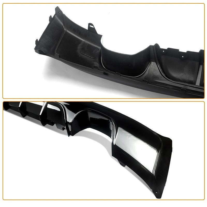 Diffuseur Arrière Noir BMW Série 2 F22 F23 2013-2020 - vue de trois-quarts - Becquet Voiture