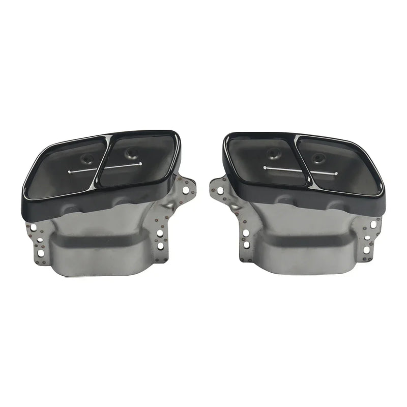 Diffuseur Arrière Noir Mercedes CLA C117 W117 2012-2018 - vue de trois-quarts - Becquet Voiture