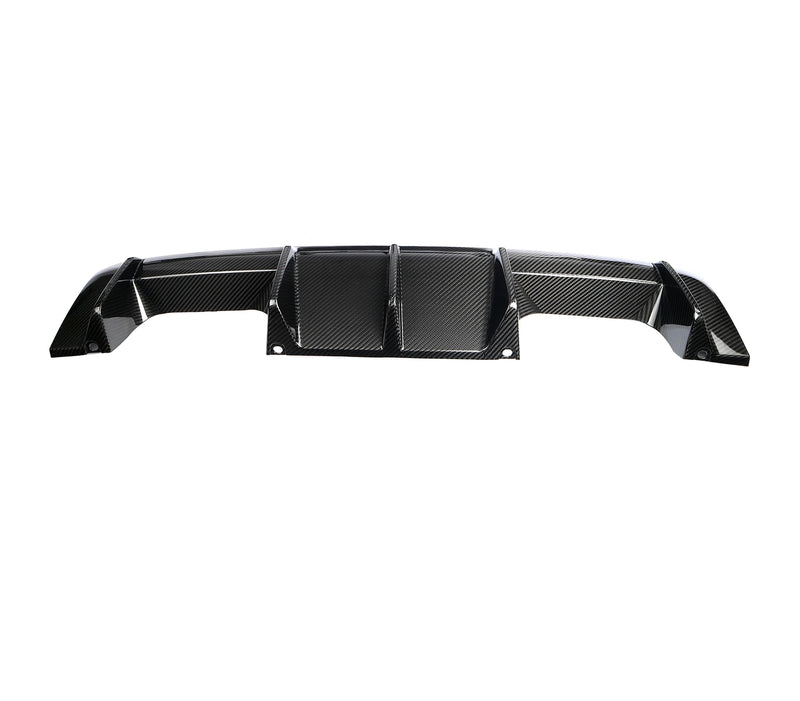 Diffuseur Arrière OEM+ Fibre Carbone BMW G80 G82 - vue de face - Becquet Voiture