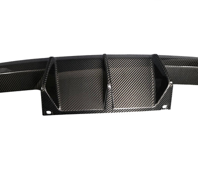 Diffuseur Arrière OEM+ Fibre Carbone BMW G80 G82 - vue de profil - Becquet Voiture