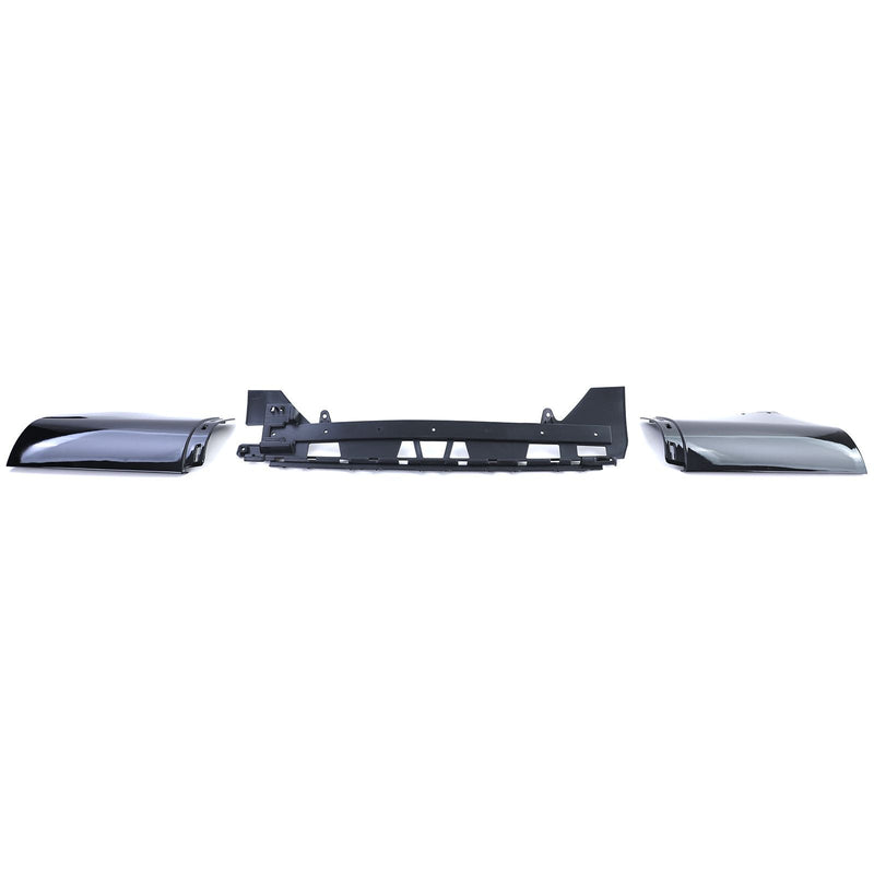 Diffuseur arrière pare-chocs Mercedes CLA C118 AMG noir brillant 2019-2025 - vue de face 2 - Becquet Voiture