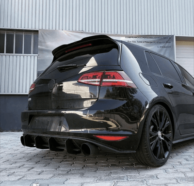 Diffuseur Arrière Performance VW Golf 7 GTI R-Line 2012-2021 - vue arrière - Becquet Voiture