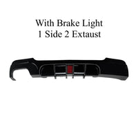 Diffuseur Arrière Sport BMW Série 3 E92 E93 2006-2013 - vue de dessus - Becquet Voiture