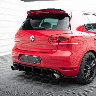 Diffuseur Arrière Style Maxton VW Golf 6 GTI - vue de profil - Becquet Voiture