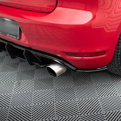Diffuseur Arrière Style Maxton VW Golf 6 GTI - vue de trois-quarts - Becquet Voiture