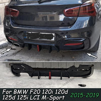 Diffuseur Arrière Style MP BMW Série 1 F20 2015-2019 - vue de face - Becquet Voiture
