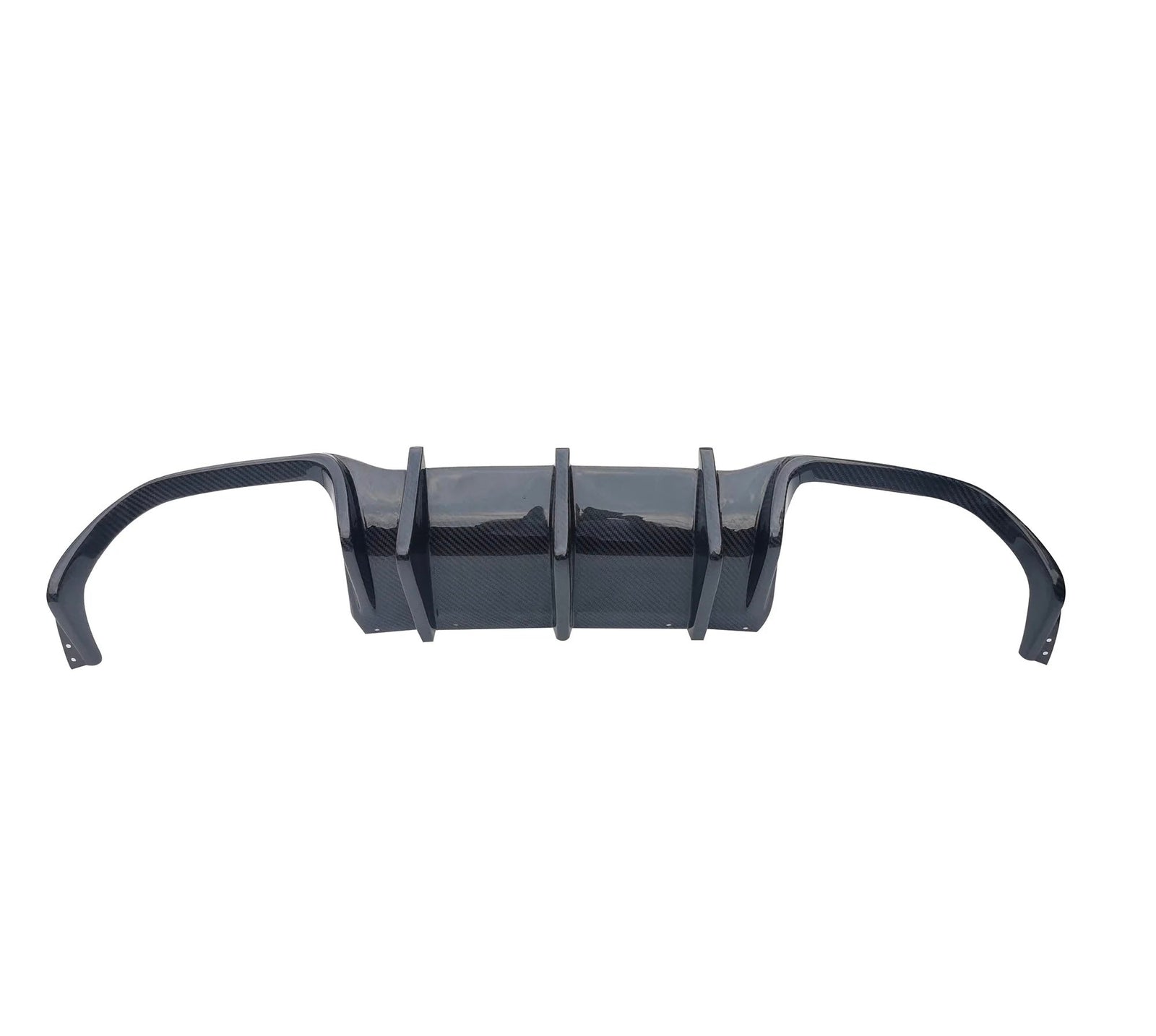 Diffuseur Arrière T.K Carbone Noir BMW M2 F87 - vue de face - Becquet Voiture