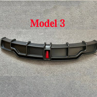 Diffuseur Arriere Tesla Model 3 Model Y Carbone - vue de profil 2 - Becquet Voiture
