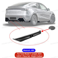 Diffuseur Arriere Tesla Model Y Juniper 2025 - détail du montage 2 - Becquet Voiture