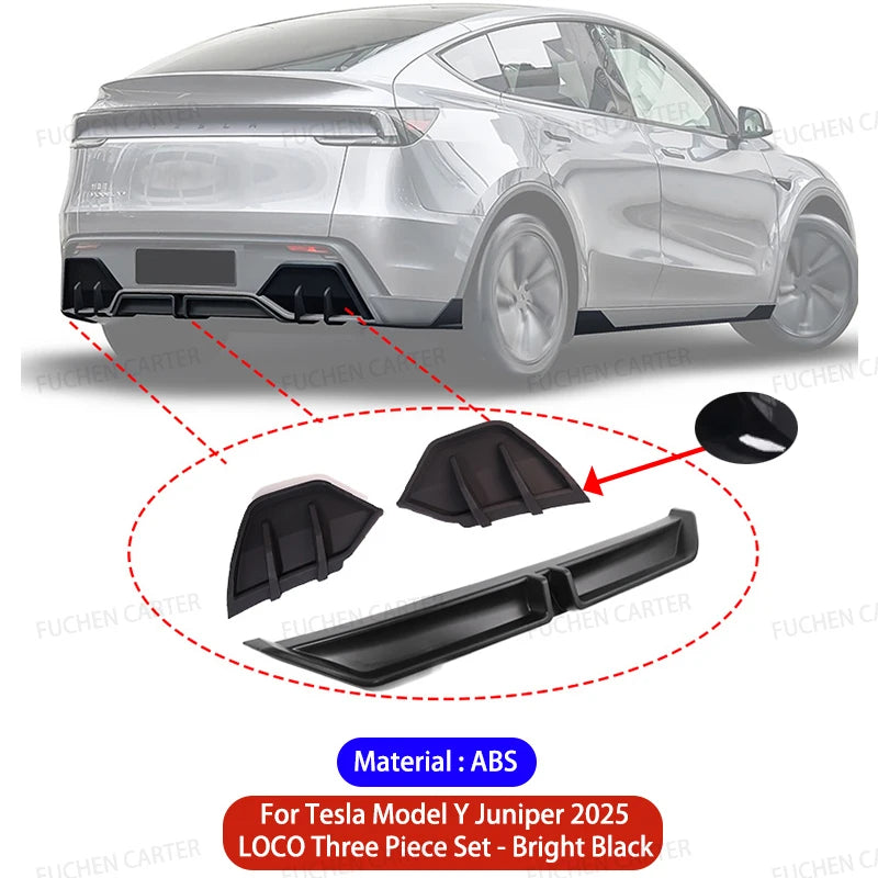 Diffuseur Arriere Tesla Model Y Juniper 2025 - packshot studio 3 - Becquet Voiture