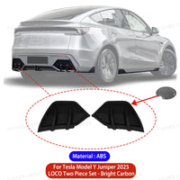 Diffuseur Arriere Tesla Model Y Juniper 2025 - vue de dessus 2 - Becquet Voiture