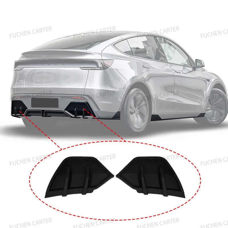 Diffuseur Arriere Tesla Model Y Juniper 2025 - vue de dessus - Becquet Voiture