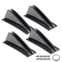 Universeller Heckdiffusor mit Haifischflosse, 4-teiliges Set - Seitenansicht - Becquet Voiture
