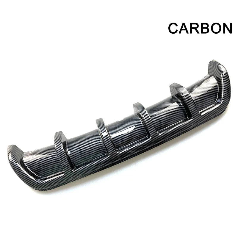 Universal Rear Shark Fin 6-Wing Diffuser - fitting detail - Becquet Voiture
