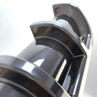 Universal Rear Shark Fin 6-Wing Diffuser - three-quarter view - Becquet Voiture