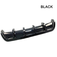 Universal Rear Shark Fin 6-Wing Diffuser - close-up view - Becquet Voiture