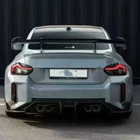 Universal Rear Diffuser Center Strip Spoiler Series - three-quarter view - Becquet Voiture