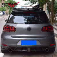 Diffuseur Arrière Volkswagen Golf MK6 GTI GTD 2008-2013 - vue arrière - Becquet Voiture