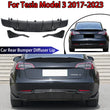 Diffuseur Becquet Pare-Chocs Arrière Tesla Model 3 2017-2023