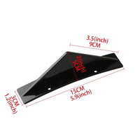 Rear bumper diffuser Audi A3 A4 A5 Q5 4-piece kit - rear view - Becquet Voiture