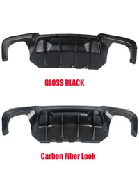Diffuseur de Pare-Chocs Arrière BMW Série 5 F10 F11 2011-2016 - vue de profil - Becquet Voiture