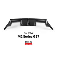 Diffuseur de Pare-Chocs Arrière Carbone BMW M2 G87 2023 - détail du montage - Becquet Voiture