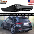 Diffuseur de Pare-Chocs Arrière Mercedes GLE W167 AMG