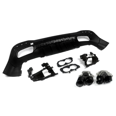 Diffuseur de Pare-Chocs Arrière Mercedes GLE W167 AMG - vue de trois-quarts - Becquet Voiture