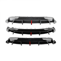 Rear Bumper Diffuser Tesla Model 3 Highland 2024-2025 - rear view - Becquet Voiture