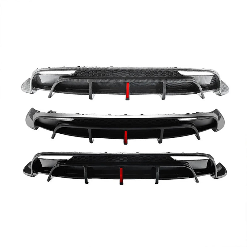 Rear Bumper Diffuser Tesla Model 3 Highland 2024-2025 - rear view - Becquet Voiture