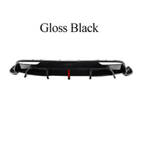 Rear Bumper Diffuser Tesla Model 3 Highland 2024-2025 - top view - Becquet Voiture