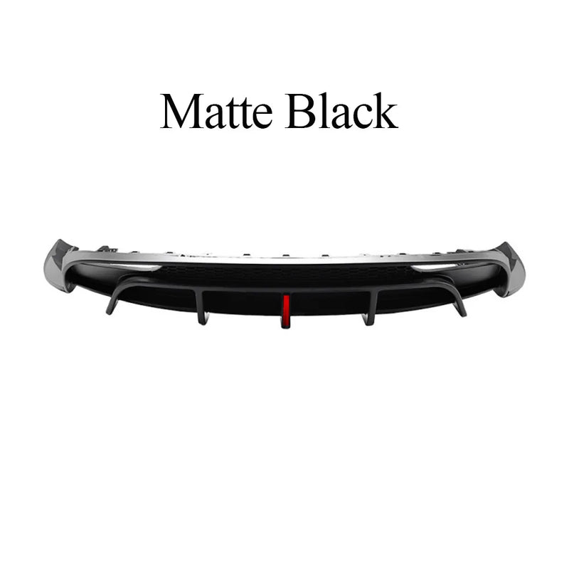 Rear Bumper Diffuser Tesla Model 3 Highland 2024-2025 - close-up view - Becquet Voiture