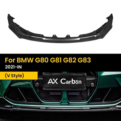 Diffuseur de Pare-Chocs Carbone BMW M3 G80 M4 G82 Style V - détail du montage - Becquet Voiture