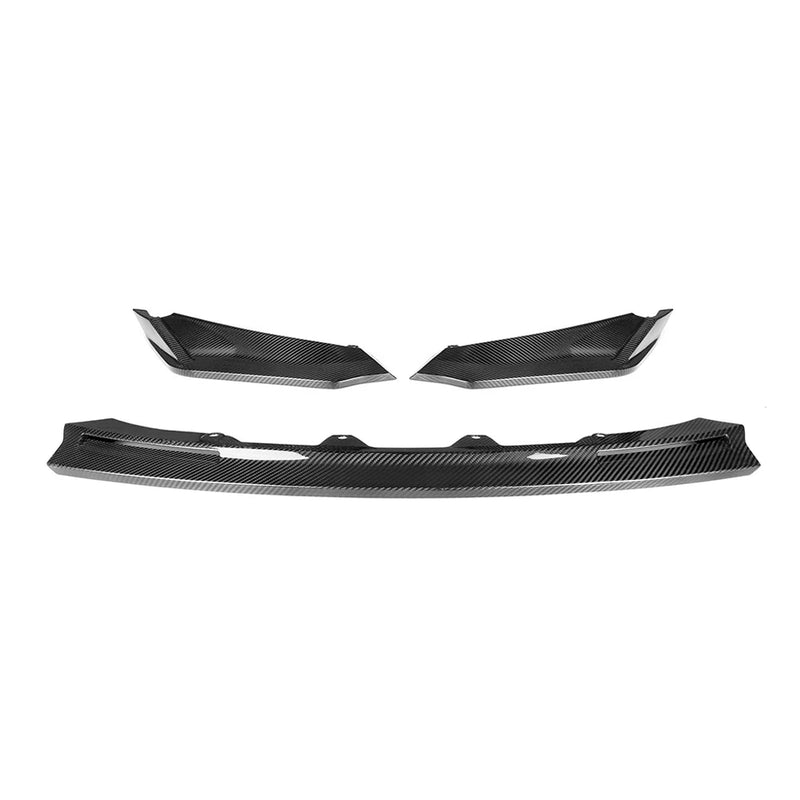 Diffuseur de Pare-Chocs Carbone BMW M3 G80 M4 G82 Style V - vue de trois-quarts - Becquet Voiture