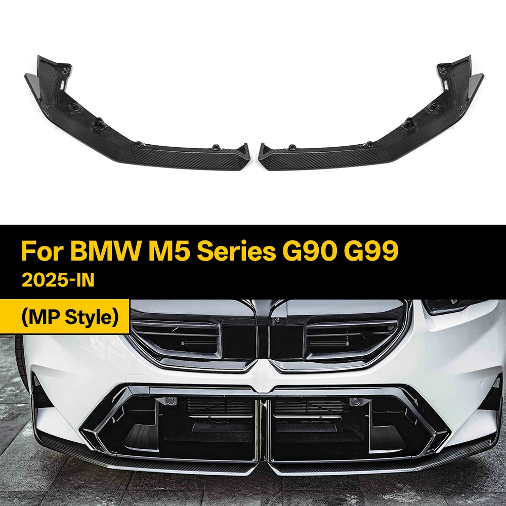 Diffuseur de Pare-Chocs Carbone BMW M5 G90 G99 Style MP - vue de face - Becquet Voiture
