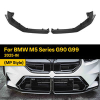 Diffuseur de Pare-Chocs Carbone BMW M5 G90 G99 Style MP - vue de face - Becquet Voiture