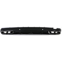 Diffuseur Et Sorties Échappement Look 63 AMG Mercedes Classe C - installé sur véhicule - Becquet Voiture