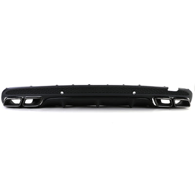 Diffuseur Et Sorties Échappement Look 63 AMG Mercedes Classe C - installé sur véhicule - Becquet Voiture