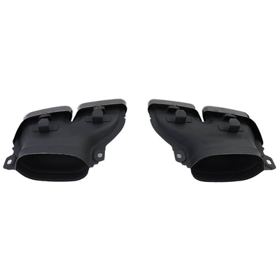Diffuseur Et Sorties Échappement Look 63 AMG Mercedes Classe C - vue de dessus - Becquet Voiture